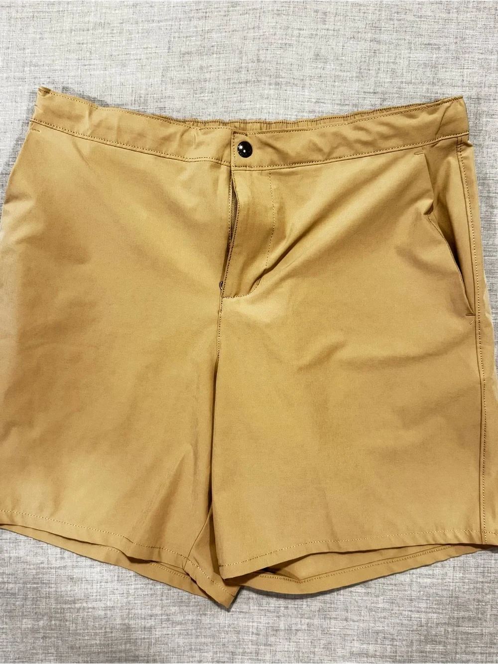 Lands' End Men's Chino-Style Khaki Shorts